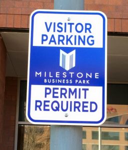 Informational Signs 5b7db68c5b83e custom parking outdoor metal traffic sign safety wayfinding 256x300